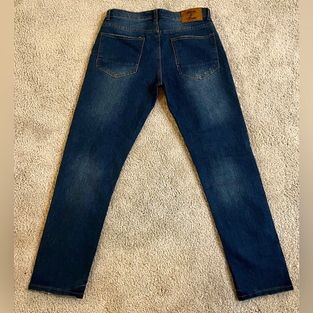 Men’s Stitches & Rivets slim straight jeans size 32x30 new without tags